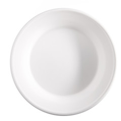 Conf 50 Piatti fondi tondi monouso Ø 21cm canna da zucchero 680ml
