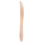Conf 100 Coltelli monouso in legno 16,5cm Signor Bio