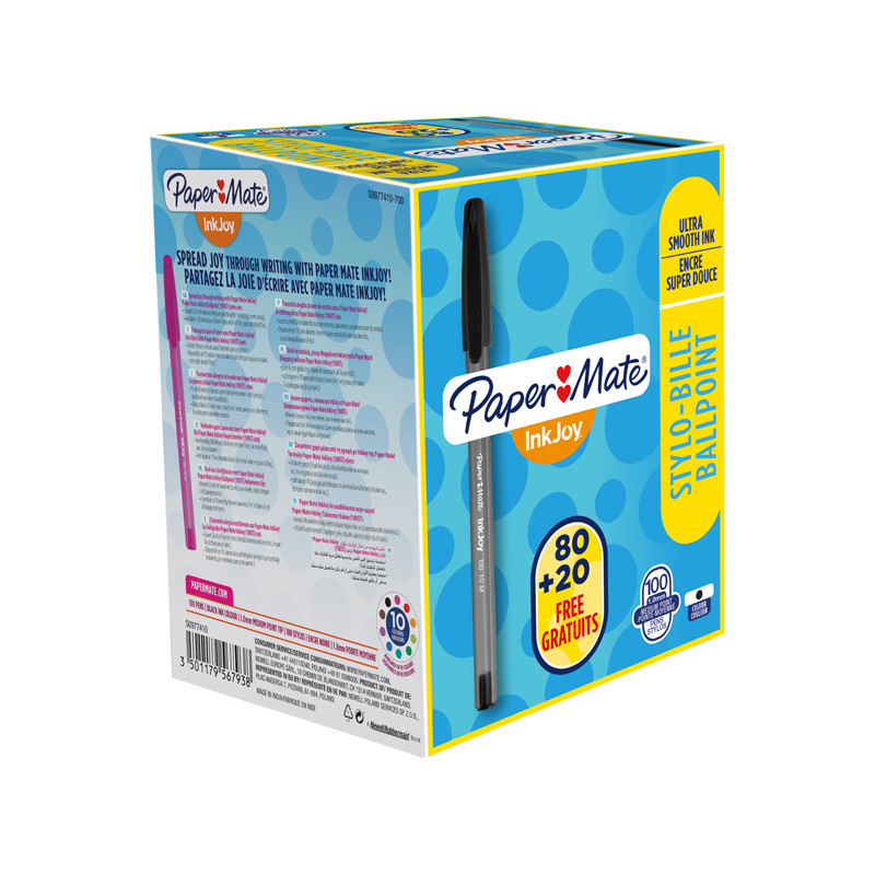 Special Pack da 80+20 Penne a Sfera Inkjoy 100 - Tratto 1.0mm
