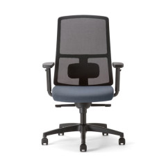 Sedia Active Blu Schienale in Rete