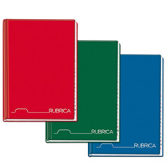 Rubrica Cartonata 1 Rigo - 96 Fogli da 70 gr.