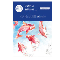 confezione 10 fogli carta da acquerello TALENTO - 300 gr - Vari Formati