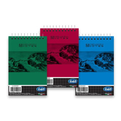 Blocchi notes spiralati "Michelangelo" - 50 Fogli da 80 gr - Quadretto 5 mm