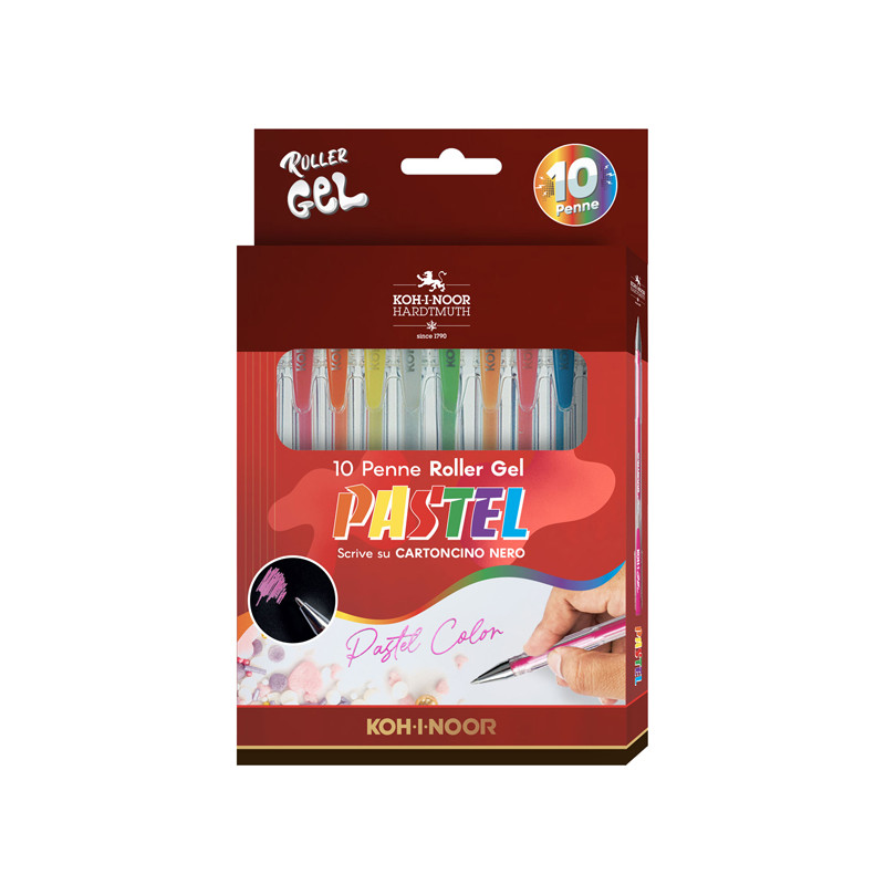 Astuccio 10 Roller Koh-i-gel - Diversi Assortimenti di Colori