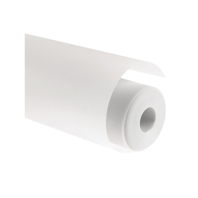 Rotolo carta lucida satinata - Lunghezza del rotolo 20 mt - 90/95 gr - uso manuale - Disponibile in diverse altezze.
