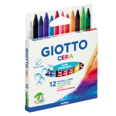 Pastelli a cera - lunghezza 90 mm - diametro 8,50 mm - colori assortiti