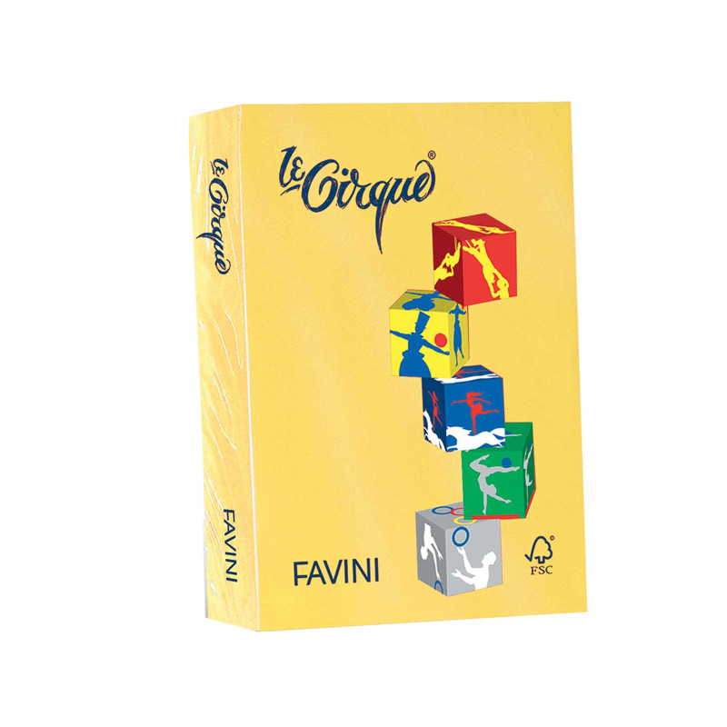 Carta LECIRQUE Colori Intensi - Formato A3 - 80gr - Risma da 500 Fogli