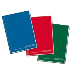Registro cartonato -Formato A4 - 210 x 297mm - 96 fogli da 70 gr