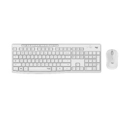 Kit Tastiera e Mouse LOGITECH MK295 Silent Combo Offwhite Ita