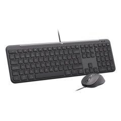 Kit Tastiera e Mouse LOGITECH Wired Combo MK620 For Business Grafite