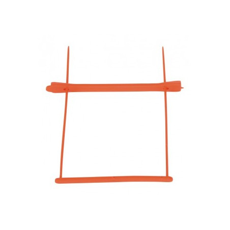 Pressini fermafogli - fastener in plastica - passo meccanografico - rosso - conf. 50 pz