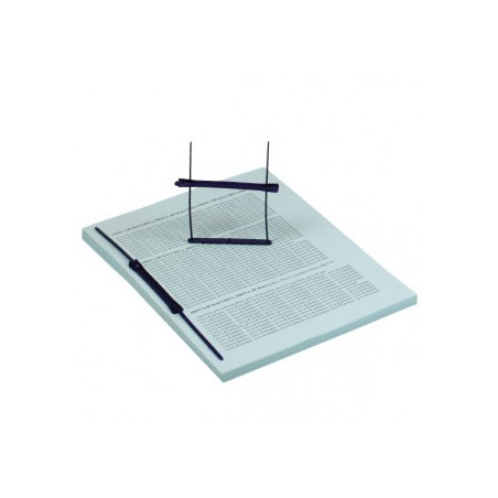 Pressini fermafogli - fastener in plastica - passo 8 cm - blu - confezione da 12 pz