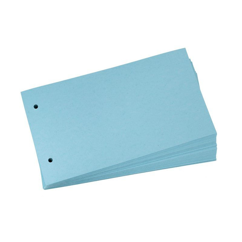 Divisori orizzontali in Cartoncino - Confezione da 100 pz neutri senza tasti - 14x25 cm