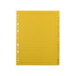 Divisore in cartoncino A/Z 16 Tasti Giallo