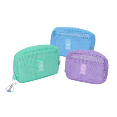 Zip bag beauty grande - colori assortiti - 21×14×6 cm
