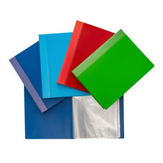 Portalistini dorso rigido - Polipropilene - 30x22 cm - 20 buste colori assortiti