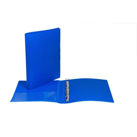 Cartella dorso tondo Happy Color - polipropilene - 4 anelli a D - Diametro 17 mm