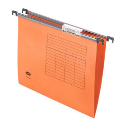 Cartella sospesa - Cavaliere Corto - Interasse 33 cm - Fondo a V - arancio