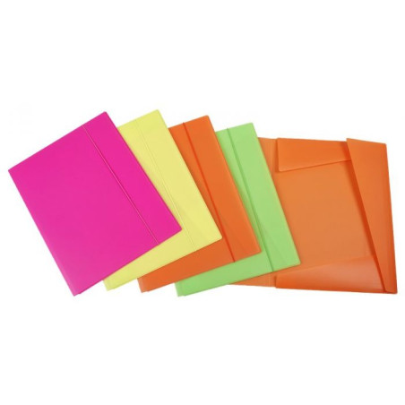 Cartellina con elastico - polipropilene - 42x32 cm - A3 - colori assortiti