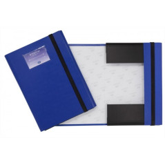 Cartellina con elastico Aeternum - 33x24 cm - blu