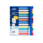Divisori - Polipropilene -12 tasti neutri - A4 maxi - multicolore