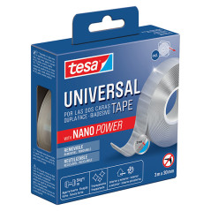 Nastro biadesivo Nano Power - 30 mm x 3 m - acrilico - trasparente