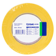 Nastro biadesivo - 19 mm x 50 m - PP - trasparente