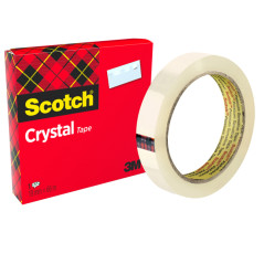 Nastro adesivo Crystal 600 - 19 mm x 66 m - acrilico - trasparente