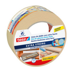 Nastro biadesivo Extra Forte - 50 mm x 25 m - PP - bianco