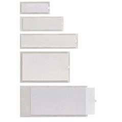 Portaetichette adesivo Iesti B4 - 65 x 100 mm - trasparente - conf. 10 pezzi