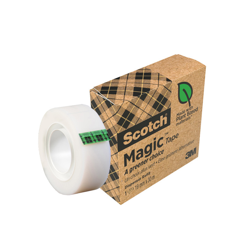 Nastro adesivo Magic 900 - 19 mm x 30 m - acrilico - trasparente