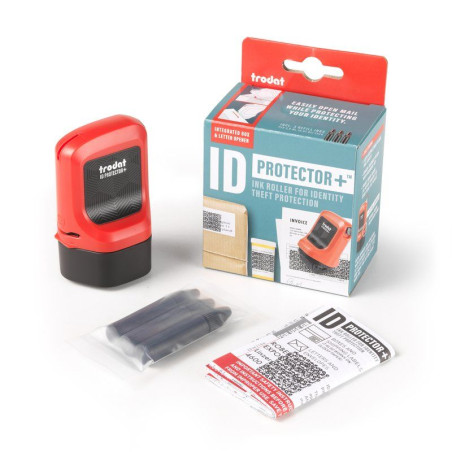 Timbro Id Protector + con Refill Rullo Inchiostrato - 25 Mm