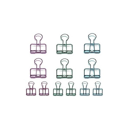 Molle double clip wire - metallizzate colori assortiti