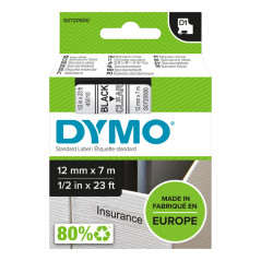 Nastro D1 standard - 12 mm x 7 mt - Poliestere
