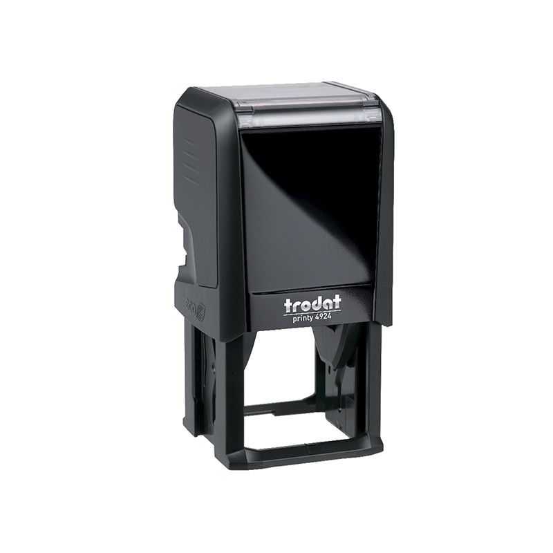Timbro quadrato 4924 - personalizzabile - 40 x 40 mm - 10 righe - autoinchiostrante