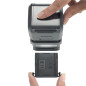 Timbro quadrato 4924 - personalizzabile - 40 x 40 mm - 10 righe - autoinchiostrante