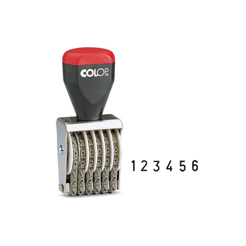 Timbro Numeratore 6 Colonne - 4mm - mod. 4006