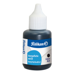 Inchiostro per timbri in metallo - con olio - 30 ml - nero