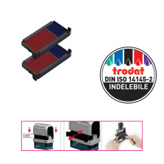 Blister da 2 Tamponi di Ricambio 6/4912-2 - Bicolori Blu/rosso