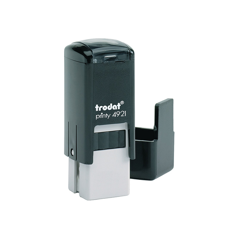 Timbro quadrato 4921 - personalizzabile - 12 x 12 mm - 3 righe - autoinchiostrante
