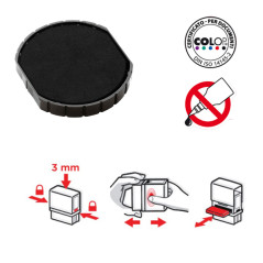 Tampone di ricambio E/R17 - nero