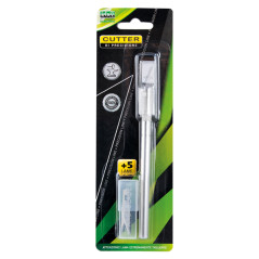 Cutter Hobby Knife Blister con 5 Lame Art. c-601
