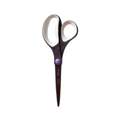 Forbici Titanium No Stick - 20 cm - impugnatura asimmetrica - lama in titanio con rivestimento antiadesivo - nero