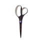Forbici Titanium No Stick - 20 cm - impugnatura asimmetrica - lama in titanio con rivestimento antiadesivo - nero