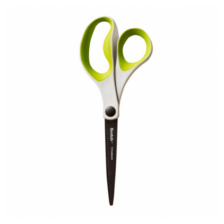 Forbici Titanium - 20 cm - impugnatura asimmetrica - lama in titanio - colori assortiti
