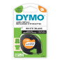 Nastro Dymo per Etichettatrice Letratag - 12mmx2m - Bianco IRON ON