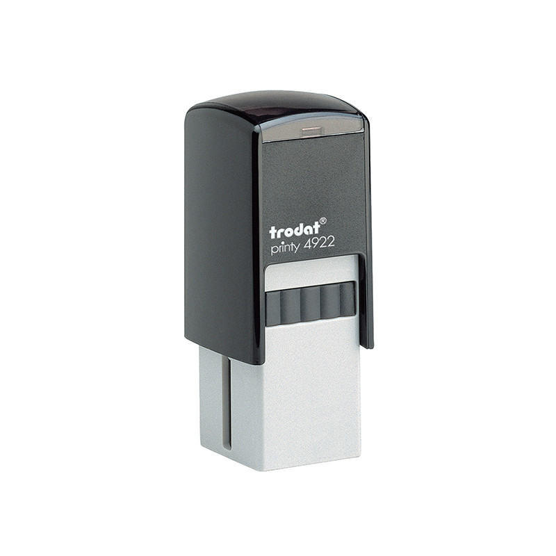 Timbro quadrato 4922 - personalizzabile - 20 x 20 mm - 5 righe - autoinchiostrante