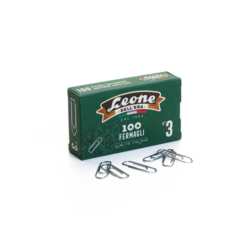 Confezione 10 Scatole da 100 Fermagli Zincati Antiruggine.