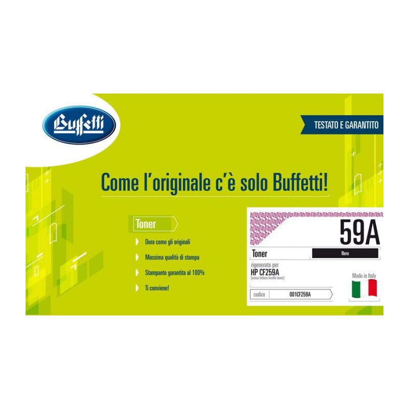 Toner Laser Compatibile HP 59A nero
