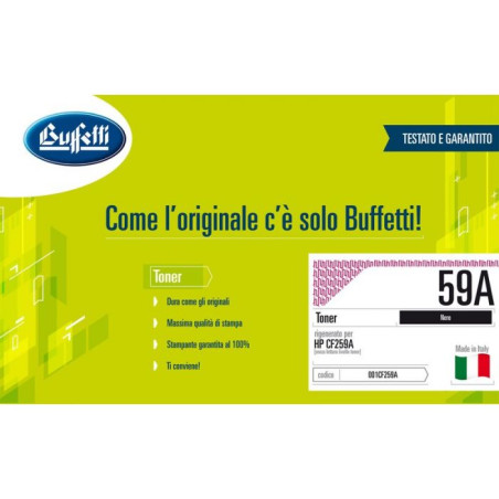 Toner Laser Compatibile HP 59A nero